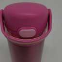 THERMOS FUNTAINER Water Bottle with Straw - 12 Ounce - Kids Stainless Steel Vacuum Insulated Water Bottle with Lid, Pink