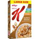 Kellogg's Special K Vanilla & Almond Large Size Breakfast Cereal 16.1 oz | Good Source of Fiber, Family Breakfast (EXP 06/15/27)