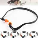 8 Pairs Ear Plugs Banded for Shooting Range Noise Cancelling Reusable Washable Ear Protection with Silicone Tips for Construction Lawn Mowing Welding Worker Shooter Hearing Protection