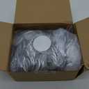 600 Pieces Blank Button Making Supplies Round Badge Parts Metal Pin Button Kit for Badge Make Machine, Including Metal Shells Back Cover and Clear Film(2.28 Inches)