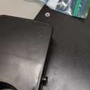 Panta Height Adjustable Rolling Laptop Stand, Overbed Table with 2 Tilting Desktops, Mobile Laptop Table for Couch with Cup Holder, Mobile Computer Workstation for Office, Home and Hospital (Black)