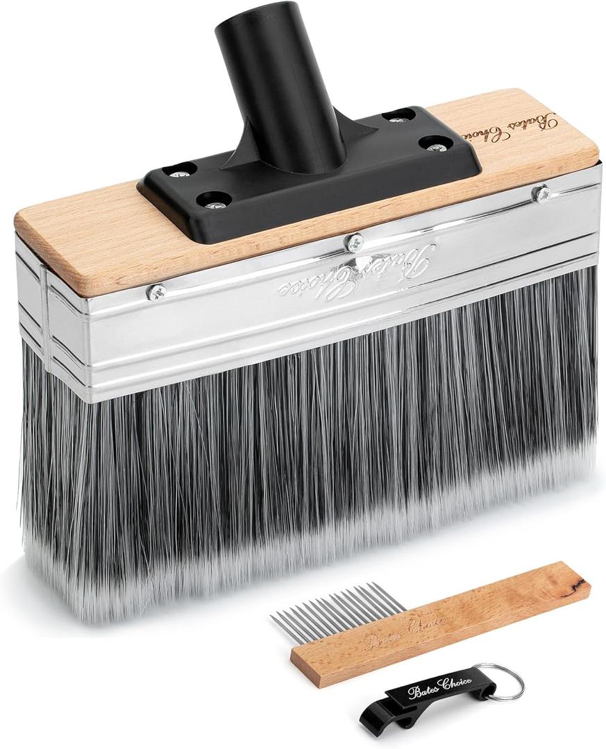 Bates Deck Stain Brush - 7.5-Inch, Wood Stain Applicator