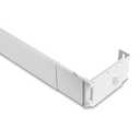 Rod Desyne AMN-WP4028 Wide Pocket Curtain Rod, 28-48 inch, White
