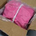 VOFiTNY Gymnastics Tumbling Equipment Air Barrel Inflatable Octagon Tumbler Roller Back-bend Trainer Cheerleading Without Pump (3.3'L x 2.3'D, Pink/Mint nopump)