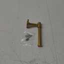 Franklin Brass Calloway (1-Pack) Toilet Paper Holder Satin Gold Euro Tissue Roll Holder Single Post Toilet Tissue Holder Wall Bathroom Accessories Bath Organization/Storage CLWY51-SG