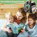 GKDOMS Soft Baby Books High Contrast Toy, Touch and Feel Crinkle Cloth Book Infant Toy with Non-Toxic Fabrics, Baby Shower, Thank You Gifts for Boys and Girls 3-6-12 Months