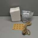 50 Pack Small Charcuterie Boxes with Clear Lids - To Go Paper Mini Charcuterie Box, Disposable Food Containers, 5Inch Dessert Boxes - Sandwich, Cookie, Sushi, Cake Slice, Strawberries (White)