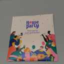 HOUSE OF PARTY Happy Birthday Balloon - 18 inch | Silver Mylar Cursive Foil Birthday Balloons Banner, Silver Party Decorations for Men, Women