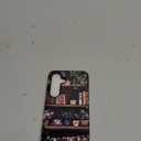 Case for Samsung Galaxy S25,Vintage Bookshelf Floral Case Glossy Slim Silicone Shockproof Cover for Girls Women