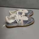 MIA Womens Klair Metallic Lace Up Sneakers Shoes Casual Size 8.5
