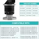 AULINK EGV658 EGR Valve For Honda Accord 1998-2007, Pilot 2003-2008, Ridgeline 2006-2008, Odyssey 1999-2011,For Acura CL MDX RL TL,Saturn Vue 2004-2007