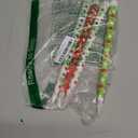 Kittmip 4 Pcs Christmas Flameless Taper Candles 11 Inch Long Polka Dots White Red Green Battery Operated LED Candles Elf Candlestick Table Centerpiece for Xmas Winter Holiday Party Decor