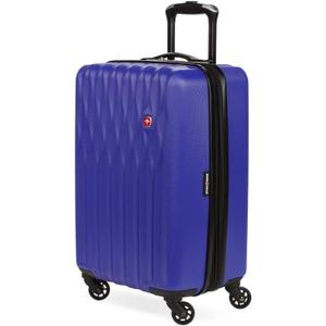 SwissGear 8018 Hardside Expandable Luggage with Spinner Wheels, Blue Violet, Carry-On 20-Inch