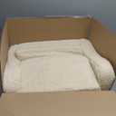 Kids Sofa, 2-in-1 Flip-Out Foam Couch with Soft Sherpa Cover, Cozy Play Lounge Chair, Cream (Medium)