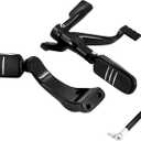 Forward Mid Controls FootPeg Kit Lever Linkage Set Fit for Harley Sportster Iron 883 XL883N 48 XL1200X Iron 1200 XL1200NS 72 XL1200V Super Low XL883L Roadster XL883R 2014-2022 Black