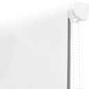 NUTRO CHILL Window Blinds, Light Filtering Roller Shades Semi-Sheer Privacy Fabric Window Shades for Home and Office, Easy to Install(36" W x 67" L, White)