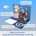 Musk 3D Pop-Up Birthday Card with Voice Message - Unique Talking Gift for Husband, Friends, Colleagues