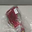 Christmas Tree Skirt: 48 Inch Large Luxury Burgundy  Red Velvet Plush Fur Ruffled Christmas Tree Skirts with Gold Trim and Bow, Vintage Royal Decorations for Xmas Home Indoor Decor