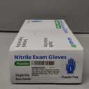 Style Setter Powder-Free Nitrile Disposable Exam Gloves, Industrial Medical Examination,Latex Free Rubber,Non-Sterile,Food Safe,Textured Fingertips,Ultra-Strong,Pack of 10(1000 PCS),Blue - Size Large