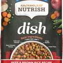 Rachael Ray Nutrish Dish Premium Natural Dry Dog Food, Beef & Brown Rice Recipe with Veggies, Fruit & Chicken, 3.75 Pounds (EXP 05/14/27)