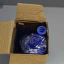 Cobweb Duster with Extension Pole, Washable Cleaning Duster Kit with 2 Duster Heads, Cobweb Duster, Corner Brush, Aluminum Telescoping Pole for Ceiling Fan (Blue)