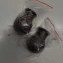 Royal Designs F-7012AB-2 Ball Finial, Antique Brass, Set of 2