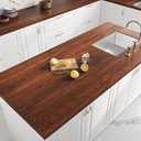 VEELIKE Auburn Cherry Wood Contact Paper Peel and Stick Countertops Waterproof Wood Wallpaper 24''x118'' Self Adhesive Wood Grain Contact Paper for Countertops Dining Table Kitchen Cabinets Vinyl Wrap