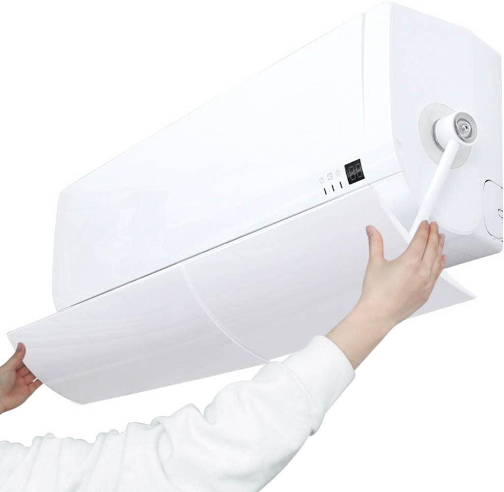 Retractable Air Conditioner Air Deflector, Universal Adjustable Air Conditioning Deflector Air Diverter Cover Telescopic Anti-Wind Baffles Anti Direct Blowing Windshield Wind Guide