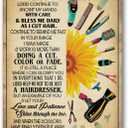 A Hairdresser's Prayer Metal Sign Hair Salon Wall Decor Vintage Tin Sign Personalized Hairstylist Gift For Hair Stylist Ideas Signs Hairdresser Gifts For Women Hair Shop Sign 8x12 Inch