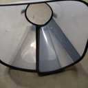 Dog Cone Collar Adjustable After Surgery, Comfortable Pet Recovery Collar & Cone for Large Medium Small Dogs, Elizabethan Dog Neck Collar Plastic Practical （L）