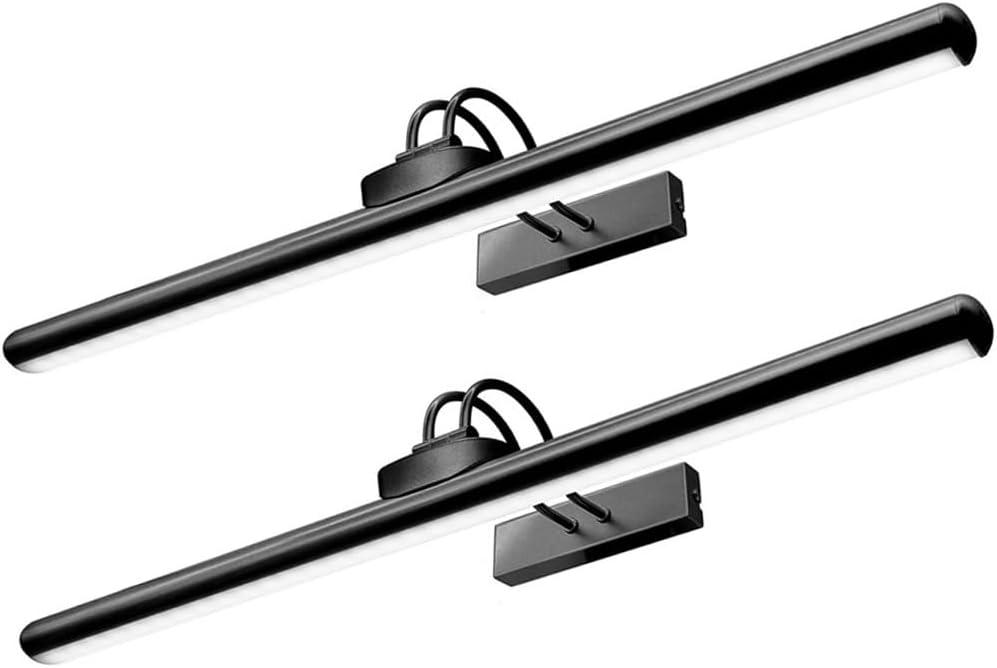 26" Wireless Picture Lights, Rechargeable Battery Art Display Light with Remote Control, Dimmable/Timer Off Dartboard Light, 3 Lighting Modes Full Metal Painting Display Lights (Black-2 Pack)