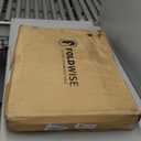 Foldable Standing & Rolling Desk - Upgraded Portable Desk with Wheels, Height & Angle Adjustable - Sturdy Mobile Table Workstation for Laptop - with Footrest, Edge Stopper, Cup & iPad Holder (Black)