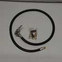 33'' Air Release Extension Hose, 7-Pack Tire Inflator Replacement Hose w/Presta Valve Adaptor&Ball Pump Needle Kit, Tire Valve Air Chuck Lock for Bike Pump Portable Air Compressor Attachments (Upgraded Set)