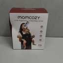 Momcozy Baby Carrier with Hip Seat, 2-in-1 Detachable Infant Hip Seat Carrier for Toddlers up to 44lbs. Breathable for Hands-Free Carrying. Fits Waist Sizes up to 47 Inches for Mom & Dad