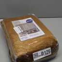 MIULEE Velvet Pinch Pleated Blackout Curtains 96 inches Long, Gold Brown Pleat Design Thermal Insulated Luxury Window Drapes for Living Room Bedroom with Hooks, Set of 2