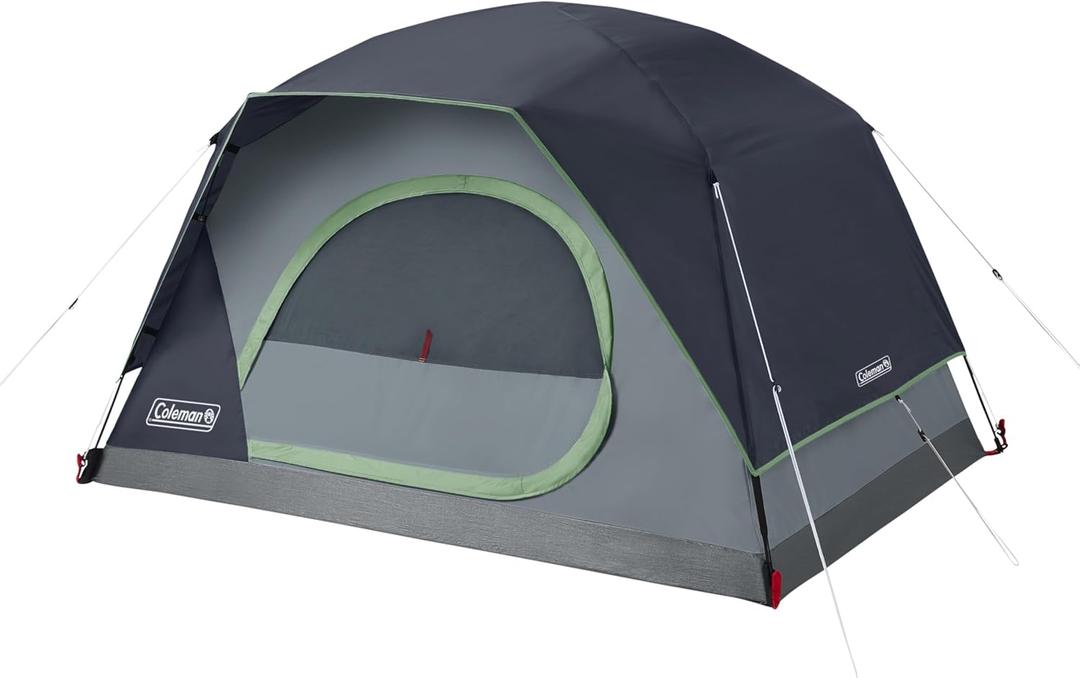 Coleman Skydome Tent with 5 Minute Setup, 2/4/6/8-Person Weatherproof Tent with Rainfly & Carry Bag, 20% More Headroom Than Traditional Canopies, PFAS-Free