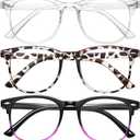 Reading Glasses for Women Blue Light Blocking Glasses Filter UV Square Readers Glasses for Men and Women