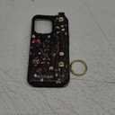 Petitian for iPhone 13 Pro Case with Wallet - Women Girls Cute Girly Aesthetic Unique Design Leather Credit Card Holder Cardholder Stand Wristband for iPhone 13 Pro, Grow Flower