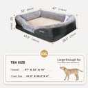 JOYELF XXLarge Memory Foam Dog Bed, Orthopedic Dog Bed & Sofa with Removable Washable Cover for Large Dogs