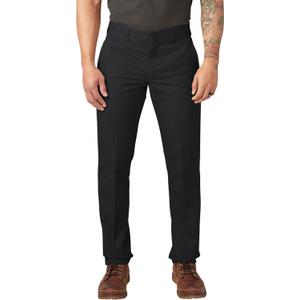 Dickies Mens Slim Fit Tapered Leg Multi-use Pocket Work Pants (32W x 32L, Black) Dickies Mens Slim Fit Tapered Leg Multi-use Pocket Work Pants (32W x 32L, Black)