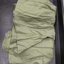 Wrap Around Dust Ruffle Bed Skirt - Sage Green - for Queen Size Beds with 21 Inch Drop - Elastic Strap - Adjustable Pleated Bedskirt with Brushed Fabric and Wrinkle Free - For Women, Men, Kids & Teens