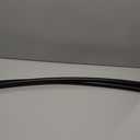 Zenna Home Matte Black, Curved Shower Curtain Rod, Tension or Permanent Mount, Easy Install, Rounded for Extra Room, 50 to 72 Inches