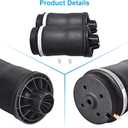 Nifeida 2513200025 Rear Air Suspension Spring Bags Compatible with Mercedes Benz R320 2007-2009, R350 2006-2013, R500 2006-2007, R550 2008, R63 AMG 2007 OEM 2513200425 2513200325, Left + Right