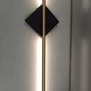 Battery Operated Wall Sconces, Modern Sconces Wireless Cordless Rechargeable Light with Remote, Gold and Black Wall Lamp Dimmable Home Decor for Bedroom Living Room Hallway Timing 23.6 Inch