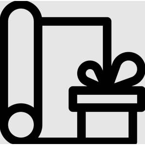 BIOBROWN Vintage Christmas Wrapping Paper Jumbo Roll with Trim Ribbon 30 Inch X 40 Feet (100 sq. ft. ttl.) Holiday News Papers Design Perfect for Christmas, Party, Xmas, Holiday Gift Wrap