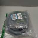 HLMOptimo 10 Feet Universal Washing Machine Drain Hose Flexible Dishwasher Drain Hose Extension Kits Corrugated Washer Hose w/ 1 Adapter 4 Clamps 1 U-Bend Holder