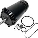 UST1102 1 Hp Up-Rated Swimming Pool Pump Motor Replacement for Century, A.O. Smith, Hayward Super Pump, Super II, Max-Flow,115/230V Pool Motor with Seal Kit SP2607X10 56J Frame, 3450RPM Motor
