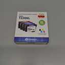 4 Pack New 220XL T220XL Ink for Epson WorkForce Black Color 220 T 220 XL Set