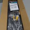 Double Shower Curtain Rod 27 to 90 Inches,Elegant Wall Mounted Double Shower Rods, Black Adjustable Curtain Pole for Bathroom,Laundry,Room Divider,Kitchen