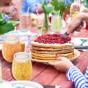 Fasmov 6 Pack Frosty Freezer Ice Mugs with Lids and Straws, 12oz Cute Shape Freezer Ice Beer Mugs, Double Wall Gel-Filled Acrylic Freezer Mugs, Freezable Drink Tumbler for Parties and Gifts, Clear